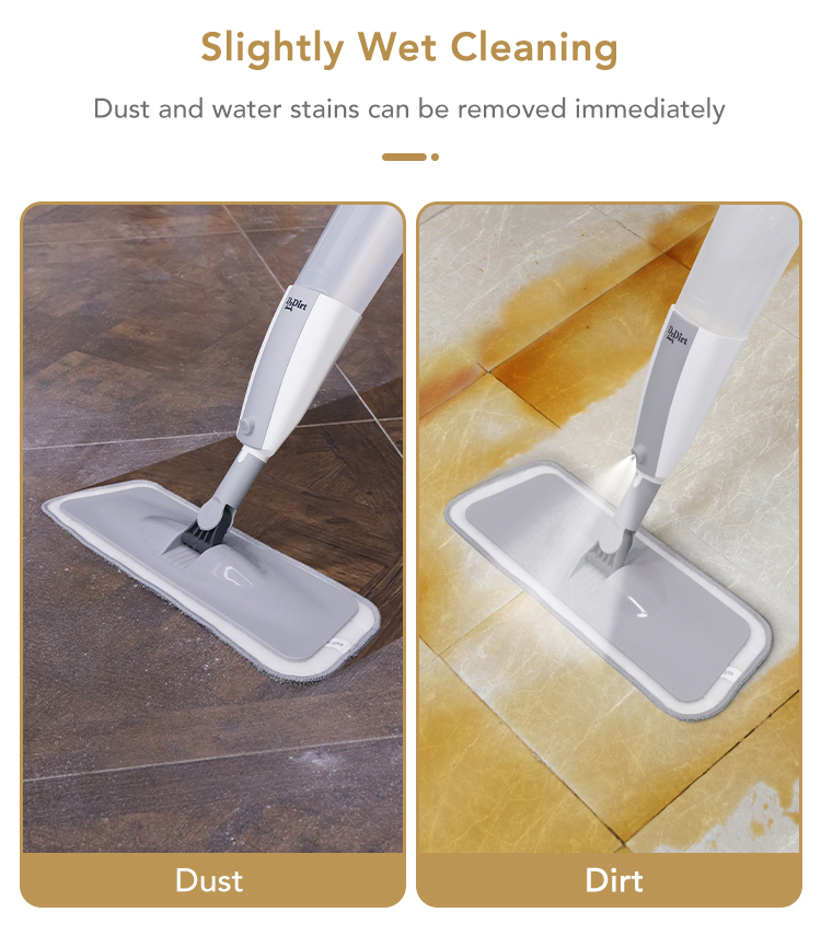 Dr.Dirt Spray Flat Mop Complete - Cleanic Cleaning Equipment